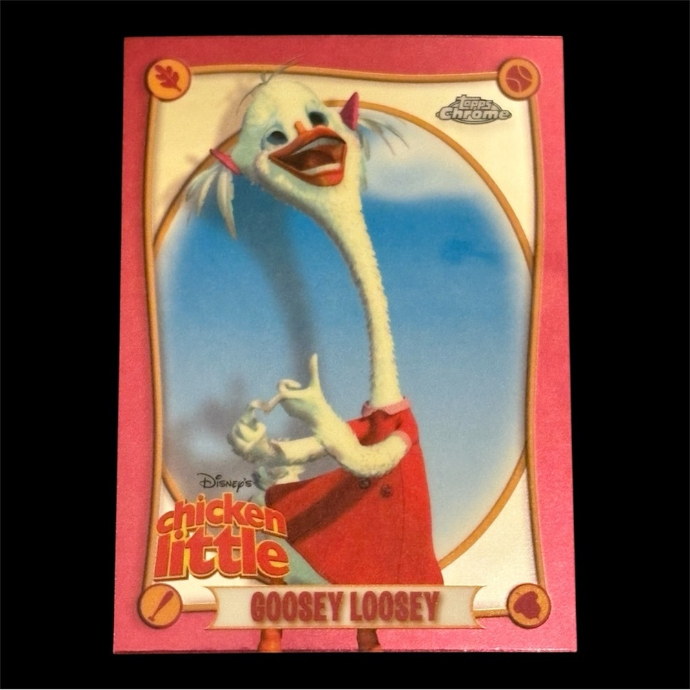 [5/$20] 2025 TOPPS CHROME DISNEY GOOSEY LOOSEY CHICKEN LITTLE 20TH ANNIVERSARY